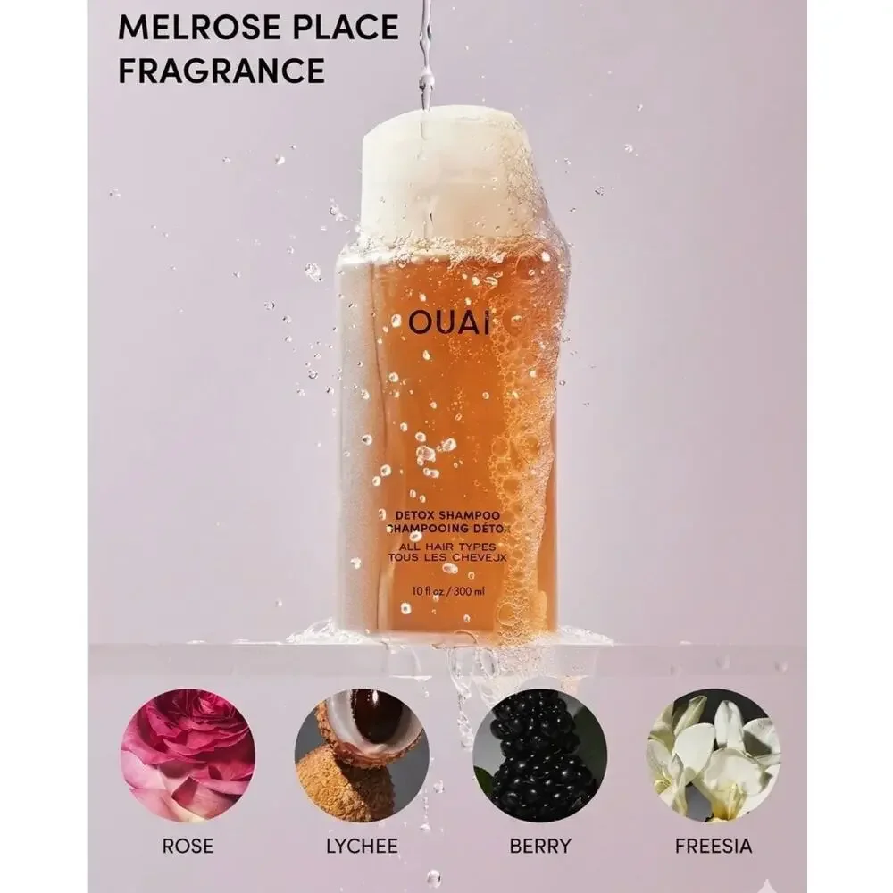 OUAI Healthy Hair Set Full Size Detox Shampoo & Scalp Serum Kit New in Box